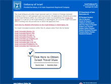 Tablet Screenshot of israel.embassy-online.net