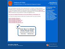 Tablet Screenshot of china.embassy-online.net